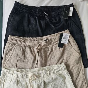 SAINTS STUDIO 3 Bundle Stylish Man's Shorts in Black, Beige, and Cream